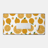 Schattigee Oranje Patroon Desk matten (Keyboard & Muis)