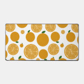 Schattigee Oranje Patroon Desk matten (Voorkant)