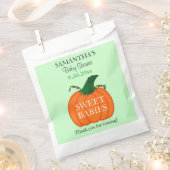 Schattigee Oranje pompoen Baby shower gunsten Bedankzakje (Geknipt)