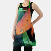 Schattigee Oranje Salamander Natuur gepersonalisee Schort (Insitu)