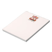 Schattigee Oranje vossen in de liefde Notitieblok (Linkerzijde)