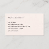 Schattigee Oranje vossen in de liefde Visitekaartje (Achterkant)