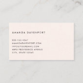 Schattigee Oranje vossen in de liefde Visitekaartje (Achterkant)