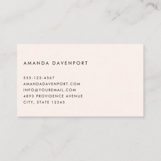 Schattigee Oranje vossen in de liefde Visitekaartje (Achterkant)