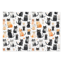 Schattigee Oranje zwarte katten