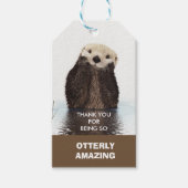 Schattigee Otter Afbeelding Pun - Ottly Amazing Th Cadeaulabel (Voorkant)