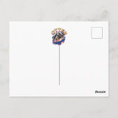 Schattigee Otter Astronaut Buitenruimte Shuttle Ca Briefkaart (Achterkant)