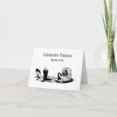 Schattigee  Otter bedankpas Bedankkaart (Voorkant)