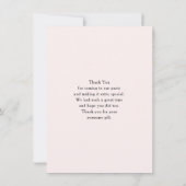 Schattigee otter paar in de liefde dank u bedankkaart (Achterkant)