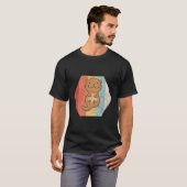 Schattigee Otter Retro Zee Otter T-shirt (Voorkant volledig)