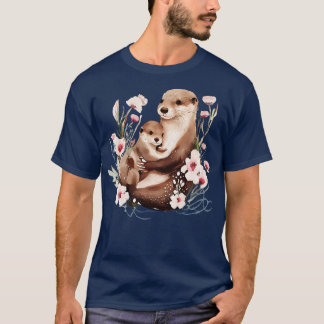 Schattigee otters 1 t-shirt