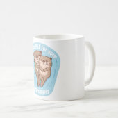 Schattigee otters Emotional Support knuffels voor Koffiemok (Voorkant rechts)