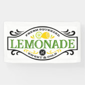 Schattigee oude Fashion limonade banner party (Horizontaal)