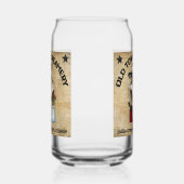 Schattigee oude stad creamery koe boerderij blikvorm glas (Rechts)