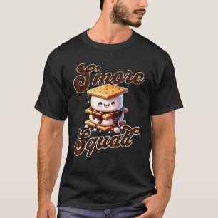Schattigee Outdoor Smore Squad Camping Familie Mat T-shirt