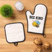 Schattigee ovenhandschoen- en pothouders ovenwant & pannenlap set (Top down)