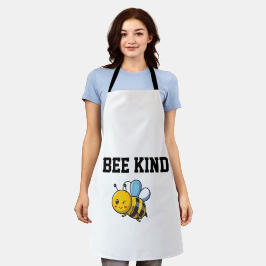 Schattigee ovenhandschoen- en pothouders schort (Gedragen)