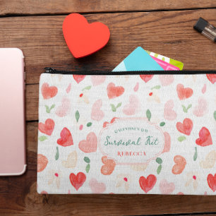 Schattigee overlevingskit van Galentine Monogram Etui