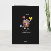 SCHATTIGEE OX VALENTIJNSDAG KAART (Achterkant)