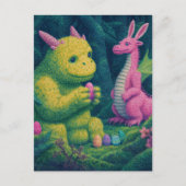 Schattigee paadraken briefkaart (Voorkant)