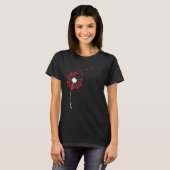 Schattigee Paardebloem Hart Bloem Wildflower T-shirt (Voorkant volledig)