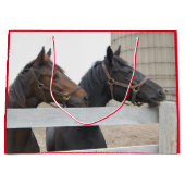 Schattigee Paarden in het Boerderij, Groot Cadeauzakje (Voorkant)