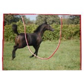 Schattigee Paarden in het Boerderij, Groot Cadeauzakje (Achterkant)