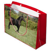 Schattigee Paarden in het Boerderij, Groot Cadeauzakje (Achterkant Gekanteld)