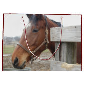 Schattigee Paarden op een Boerderij Groot Cadeauzakje (Achterkant)