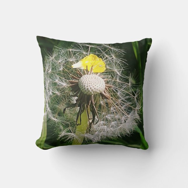Schattigee paardenbloem kussen (Voorkant)