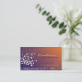 Schattigee Paardenbloemen Professional Visitekaartje (Staand voorkant)