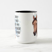 Schattigee Paardenliefhebber Paardensport Gift Wes Mok (Midden)