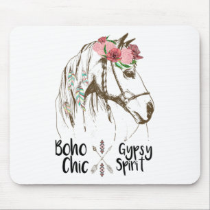 Schattigee Paardenliefhebber Shirt Boho Hippie Wes Muismat
