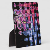  Schattigee Paarse, Asgrijs en Zwarte Waterverf Fotoplaat (Zijkant)