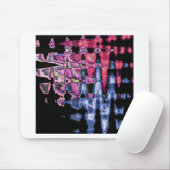 Schattigee Paarse, Asgrijs en Zwarte Waterverf Muismat (Met muis)