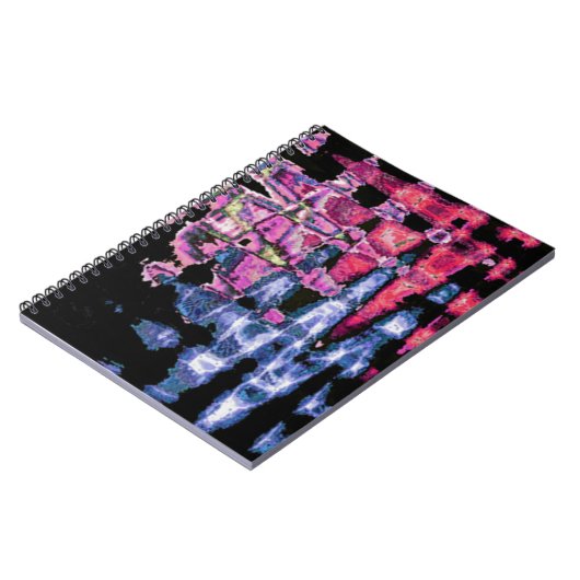  Schattigee Paarse, Asgrijs en Zwarte Waterverf Notitieboek (Linkerzijde)