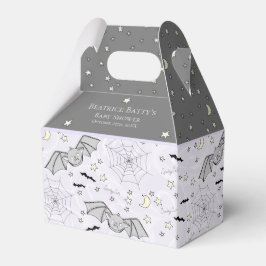 Schattigee Paarse Baby Bats Halloween Bedankdoosjes