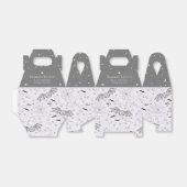 Schattigee Paarse Baby Bats Halloween Bedankdoosjes (Uitgevouwen)