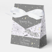 Schattigee Paarse Baby Bats Halloween & Herfst Bedankdoosjes (Voorkant Zijde)