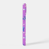 Schattigee Paarse bloem iPhone 15 Case (Rechterkant)