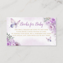 Schattigee Paarse Boeken voor Baby Butterfly Baby