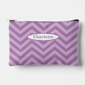 Schattigee Paarse Chevron Modern Pencil Hoesje Etui (Voorkant)