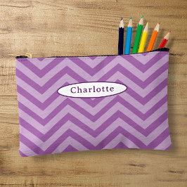 Schattigee Paarse Chevron Modern Pencil Hoesje Etui