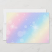 Schattigee Paarse Eenhoorn Alle leeftijden Foto Ki Kaart (Achterkant)