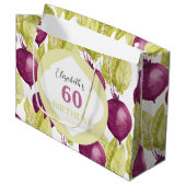 Schattigee Paarse GreenBeets Waterverf Art Groot Cadeauzakje (Voorkant Gekanteld)