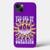 Schattigee Paarse mama...Je bent mijn Sunshine Case-Mate iPhone Case (Achterkant)