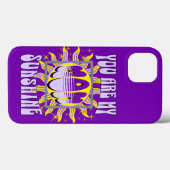 Schattigee Paarse mama...Je bent mijn Sunshine Case-Mate iPhone Case (Achterkant (horizontaal))