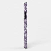 Schattigee Paarse Paisley Pattern Case-Mate iPhone Case (Achterkant/rechts)