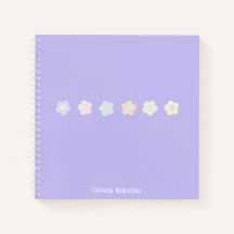 Schattigee Paarse pastelbloemen Naam