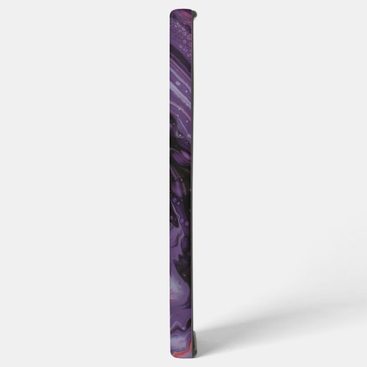 Schattigee Paarse Patroon Samsung Hoesje Compatibe Samsung Galaxy Hoesje (Linkerkant)